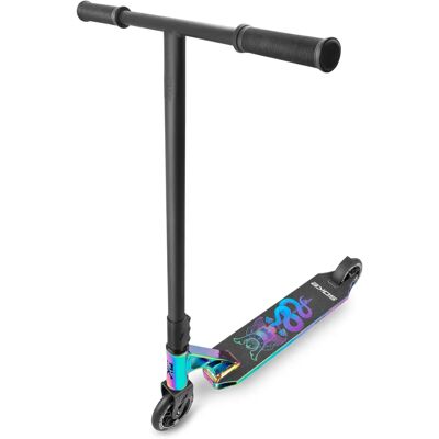 SOKE XTR tęczowa hulajnoga do akrobacji - Profesjonalna, 57cm T-BAR, ABEC-9 SOKE XTR tęczowa hulajnoga do akrobacji - Profesjonalna, 57cm T-BAR, ABEC-9