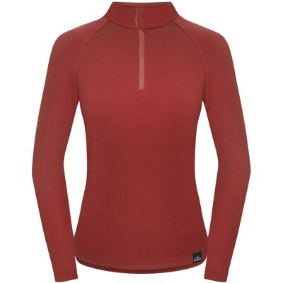 FJORD NANSEN - Vik - Oaky red - 1/4 Zip - Sweatshirt FJORD NANSEN - Vik - Oaky red - 1/4 Zip - Sweatshirt