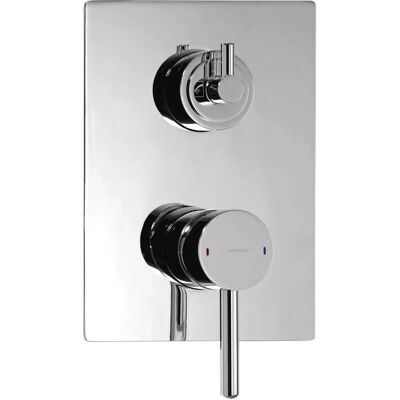 Bateria łazienkowa Omnires Y1237/K Chrom - Termostatyczna, 3 Wyjścia Bateria łazienkowa Omnires Y1237/K Chrom - Termostatyczna, 3 Wyjścia