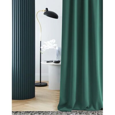 MyBestHome LAURA Groene Blackout Gordijn - Decoratie, 140x250 cm MyBestHome LAURA Groene Blackout Gordijn - Decoratie, 140x250 cm