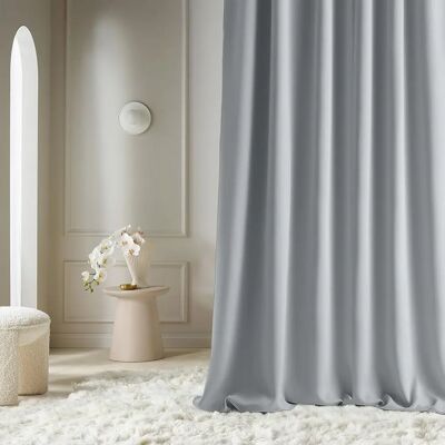 MyBestHome ZODIAC Light Gray Curtain 180x250cm - Decorative Curtain MyBestHome ZODIAC Light Gray Curtain 180x250cm - Decorative Curtain