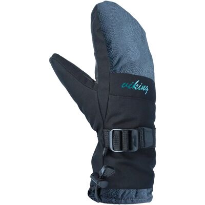 Viking Tanuka Rukavice Mitten Modrá Černá Velikost 5 Viking Tanuka Rukavice Mitten Modrá Černá Velikost 5