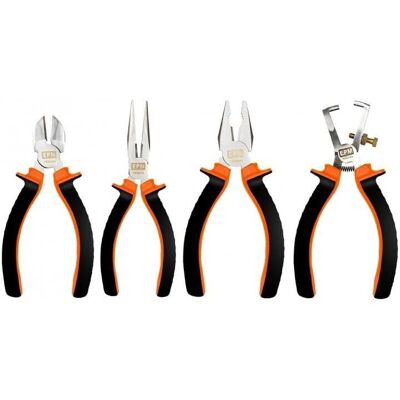 Zestaw szczypiec Zango - 160mm - Wytrzymałe narzędzia CR-V Zestaw szczypiec Zango - 160mm - Wytrzymałe narzędzia CR-V