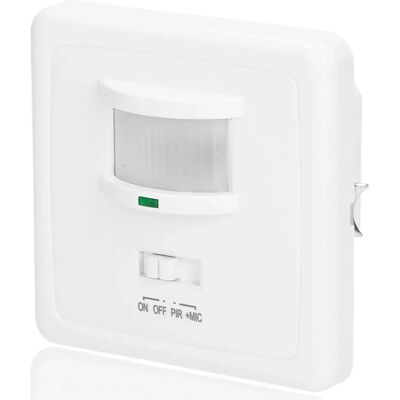 Orno Bewegungs- und Geräuschsensor - 140° IP20 500W Innen Orno Bewegungs- und Geräuschsensor - 140° IP20 500W Innen