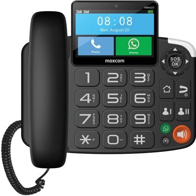 Smartphone MaxCom MM42D avec Dual SIM, 4G, Android, Caméra, SOS - Publicité Smartphone MaxCom MM42D avec Dual SIM, 4G, Android, Caméra, SOS - Publicité
