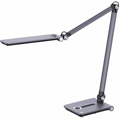 Maxcom Silber Schreibtischlampe - ML 5000 Craft - LED-verstellbar Maxcom Silber Schreibtischlampe - ML 5000 Craft - LED-verstellbar