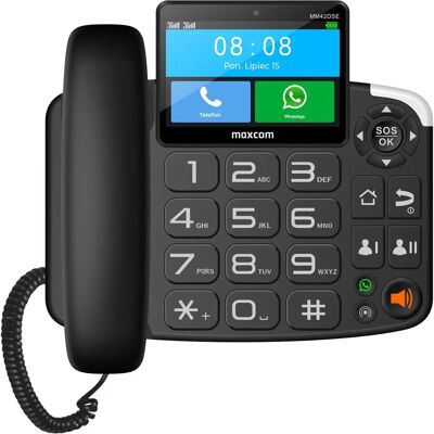 MaxCom MM42D SE Grand Écran 4G - Double SIM, Appels vidéo - Publicité MaxCom MM42D SE Grand Écran 4G - Double SIM, Appels vidéo - Publicité