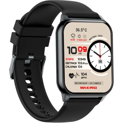 MaxCom FW25 Arsen Pro Relógio Inteligente - Preto - Frequência Cardíaca, Sono, Pressão arterial MaxCom FW25 Arsen Pro Relógio Inteligente - Preto - Frequência Cardíaca, Sono, Pressão arterial