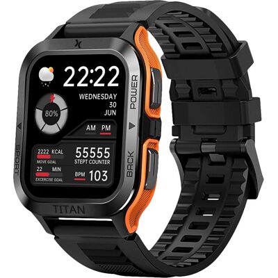 Smartwatch MaxCom FW67 Titan - 44mm, Pomarańczowy, Ekran dotykowy, Wodoodporny Smartwatch MaxCom FW67 Titan - 44mm, Pomarańczowy, Ekran dotykowy, Wodoodporny