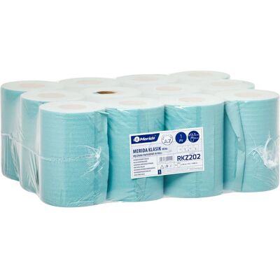 Merida Mini Rollen Papierhandtücher - Einlagig, 12 Rollen Merida Mini Rollen Papierhandtücher - Einlagig, 12 Rollen