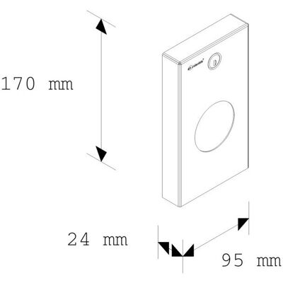 Merida Hygienebeutelspender - Hygiene Bag Dispenser, Edelstahl matt Merida Hygienebeutelspender - Hygiene Bag Dispenser, Edelstahl matt
