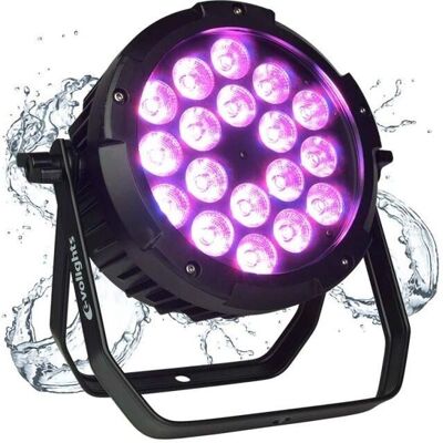 No Name Glaze Par IP65 Zewnętrzny reflektor LED - Oświetlenie sceniczne No Name Glaze Par IP65 Zewnętrzny reflektor LED - Oświetlenie sceniczne