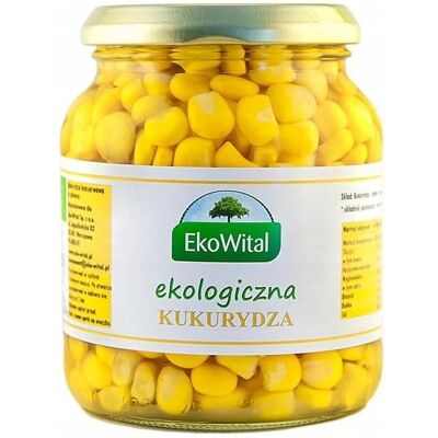 EkoWital Bio-Konservierte Mais - Salzlake, Vegan, Kalorienarm EkoWital Bio-Konservierte Mais - Salzlake, Vegan, Kalorienarm