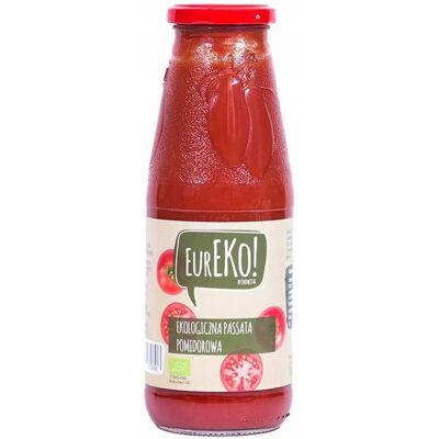 Eureko Organiczna Passata z Pomidorów - Gęsta i Smaczna Eureko Organiczna Passata z Pomidorów - Gęsta i Smaczna
