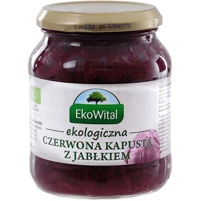 Ekowital Rotkohl mit Apfel Bio - Gemüsekonserve Ekowital Rotkohl mit Apfel Bio - Gemüsekonserve