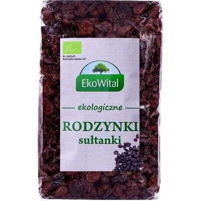 EKOWITAL Bio-Rosinen 500g - Sultaninen EKOWITAL Bio-Rosinen 500g - Sultaninen