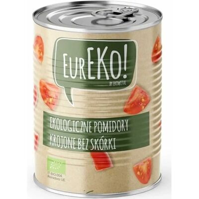 EUREKO Ekologiczne pokrojone pomidory - Konserwa EUREKO Ekologiczne pokrojone pomidory - Konserwa