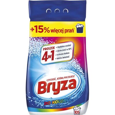 Proszek do prania Bryza 4w1 do tkanin kolorowych - 6,8kg Proszek do prania Bryza 4w1 do tkanin kolorowych - 6,8kg