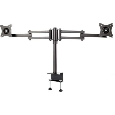 Support moniteur EDBAK SV06 - Double, Ajustable, Noir - Publicité Support moniteur EDBAK SV06 - Double, Ajustable, Noir - Publicité
