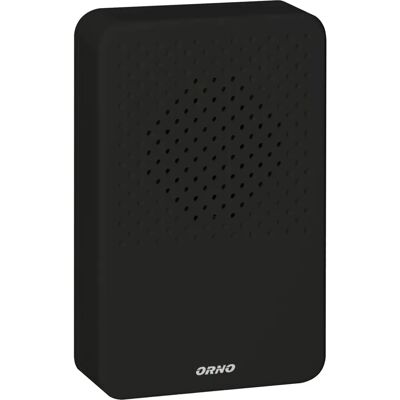 Orno Lark Maxi AC Türklingel - Innenbereich, Schwarz, 230V Orno Lark Maxi AC Türklingel - Innenbereich, Schwarz, 230V
