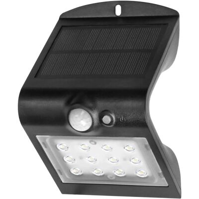 Lampa słoneczna ADVITI Siloe - Czujnik ruchu, Czarny Lampa słoneczna ADVITI Siloe - Czujnik ruchu, Czarny
