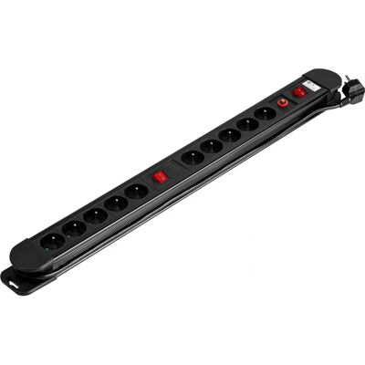 Orno - Steckdosenleiste-10x2P+Z-1.5m - 10 Steckdosen - 1.5 m Kabel - Power strip - Publicité Orno - Steckdosenleiste-10x2P+Z-1.5m - 10 Steckdosen - 1.5 m Kabel - Power strip - Publicité