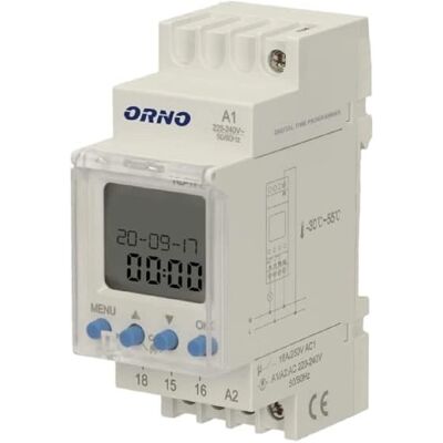 Orno PRE-450 Astronomischer Timer - 52 Programme, 1 Relais Orno PRE-450 Astronomischer Timer - 52 Programme, 1 Relais