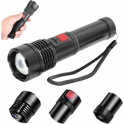 Torcia Orno LED COB - Zoom, 12W, 2200mAh Torcia Orno LED COB - Zoom, 12W, 2200mAh