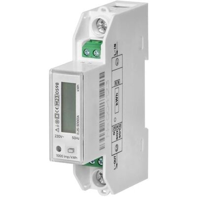 Orno OR-WE-524 - Medidor de energía - Monofásico, 100A, Montaje en carril DIN Orno OR-WE-524 - Medidor de energía - Monofásico, 100A, Montaje en carril DIN
