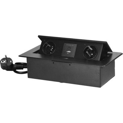 ORNO OR-GM-9035/B - Inbouw stopcontact met USB & Veiligheid ORNO OR-GM-9035/B - Inbouw stopcontact met USB & Veiligheid