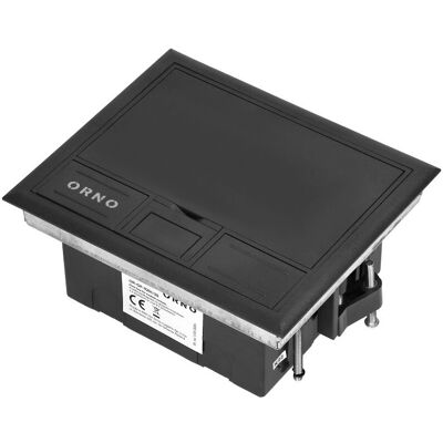 ORNO - OR-GP-9201/P - Cinza - 4 módulos - Caixa de piso ORNO - OR-GP-9201/P - Cinza - 4 módulos - Caixa de piso