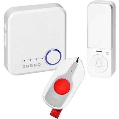 Orno - OR-DB-MK-175/W - White - Timbre inalámbrico Orno - OR-DB-MK-175/W - White - Timbre inalámbrico
