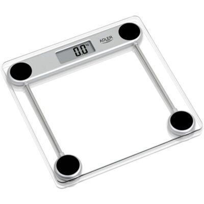 ADLER AD 8121 - Bilancia Digitale da Bagno - 150kg - Vetro ADLER AD 8121 - Bilancia Digitale da Bagno - 150kg - Vetro