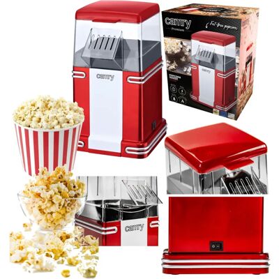 Maquina de Palomitas Adler CR 4480 - Vintage, 1200W, Rojo & Blanco Maquina de Palomitas Adler CR 4480 - Vintage, 1200W, Rojo & Blanco