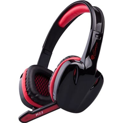 Genesis H22 Bekabelde Gaming Headset - Zwart, Rood Genesis H22 Bekabelde Gaming Headset - Zwart, Rood