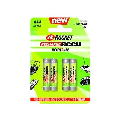 Rocket HR3-850-R2U wiederaufladbare Haushaltsbatterie - AAA NiMH Rocket HR3-850-R2U wiederaufladbare Haushaltsbatterie - AAA NiMH
