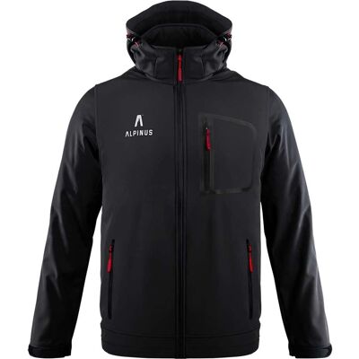 Alpinus - Stenshuvud - Schwarz - 2XL - Softshell-Jacke Alpinus - Stenshuvud - Schwarz - 2XL - Softshell-Jacke
