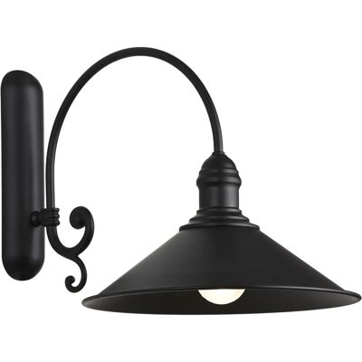 Černá nástěnná lampa Erba od Argon Lighting - Venkovní kopule Černá nástěnná lampa Erba od Argon Lighting - Venkovní kopule