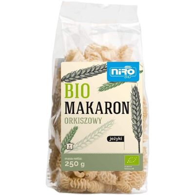 NIRO Ekologiczne makaron z orkiszu - Jeżyki - 250g NIRO Ekologiczne makaron z orkiszu - Jeżyki - 250g