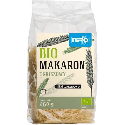 Niro Ekologiczny Makaron z Pszenicy Orkiszowej - Wysokiej Jakości Bezglutenowy - 250g Niro Ekologiczny Makaron z Pszenicy Orkiszowej - Wysokiej Jakości Bezglutenowy - 250g