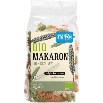 VIVIO Ekologiczne kolorowe makaroniki jeżyki - Rodzaj makaronu VIVIO Ekologiczne kolorowe makaroniki jeżyki - Rodzaj makaronu