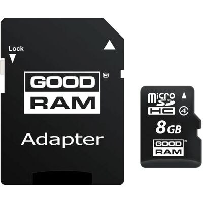 Goodram M40A 8 GB MicroSDHC UHS-I Klasse 4 - MicroSDHC Karte Goodram M40A 8 GB MicroSDHC UHS-I Klasse 4 - MicroSDHC Karte