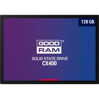 Goodram CX400 128 GB SSD - SATA III - 3D NAND - Interne Festplatte Goodram CX400 128 GB SSD - SATA III - 3D NAND - Interne Festplatte