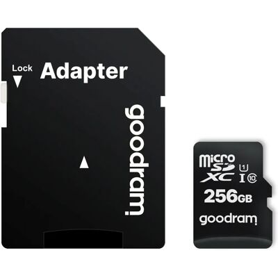 Tarjeta MicroSD Goodram M1AA 256 GB UHS-I Clase 10 - Tarjeta MicroSD Tarjeta MicroSD Goodram M1AA 256 GB UHS-I Clase 10 - Tarjeta MicroSD