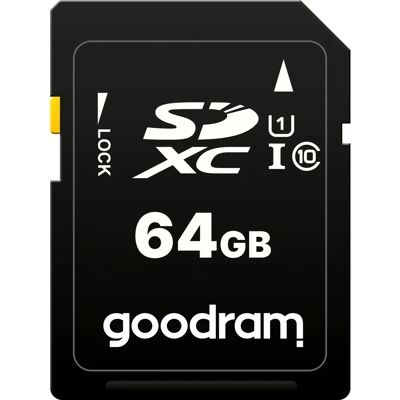 Goodram S1A0 64 GB SDXC UHS-I Klasa 10 - Karta pamięci Goodram S1A0 64 GB SDXC UHS-I Klasa 10 - Karta pamięci