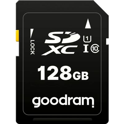 Karta pamięci SDXC 128 GB Goodram UHS-I Klasa 10 - Czarna Karta pamięci SDXC 128 GB Goodram UHS-I Klasa 10 - Czarna