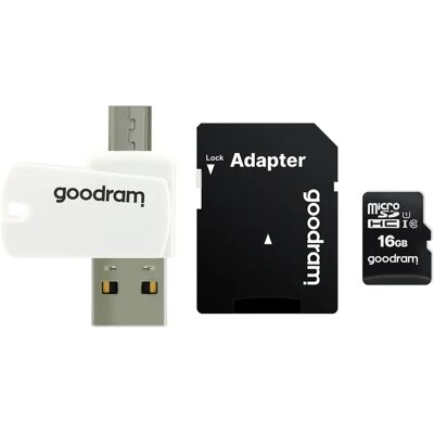 Goodram 16GB MicroSDHC UHS-I Class 10 Speicher & USB Stick Goodram 16GB MicroSDHC UHS-I Class 10 Speicher & USB Stick