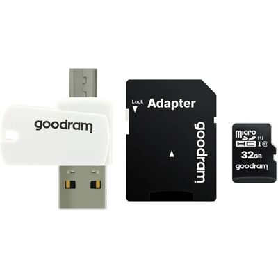 Karta microSDHC Goodram M1A4 32GB Klasa 10 UHS-I - Karta pamięci Karta microSDHC Goodram M1A4 32GB Klasa 10 UHS-I - Karta pamięci