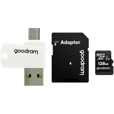 Goodram M1A4 All in One 128 GB MicroSDXC UHS-I Speicherkarte Goodram M1A4 All in One 128 GB MicroSDXC UHS-I Speicherkarte