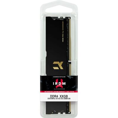 Goodram IRDM PRO 8 GB DDR4 3600 MHz - Module de mémoire - Publicité Goodram IRDM PRO 8 GB DDR4 3600 MHz - Module de mémoire - Publicité
